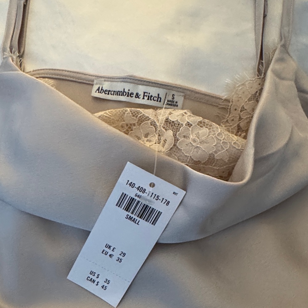 Abercrombie & Fitch Ivory Lace Top